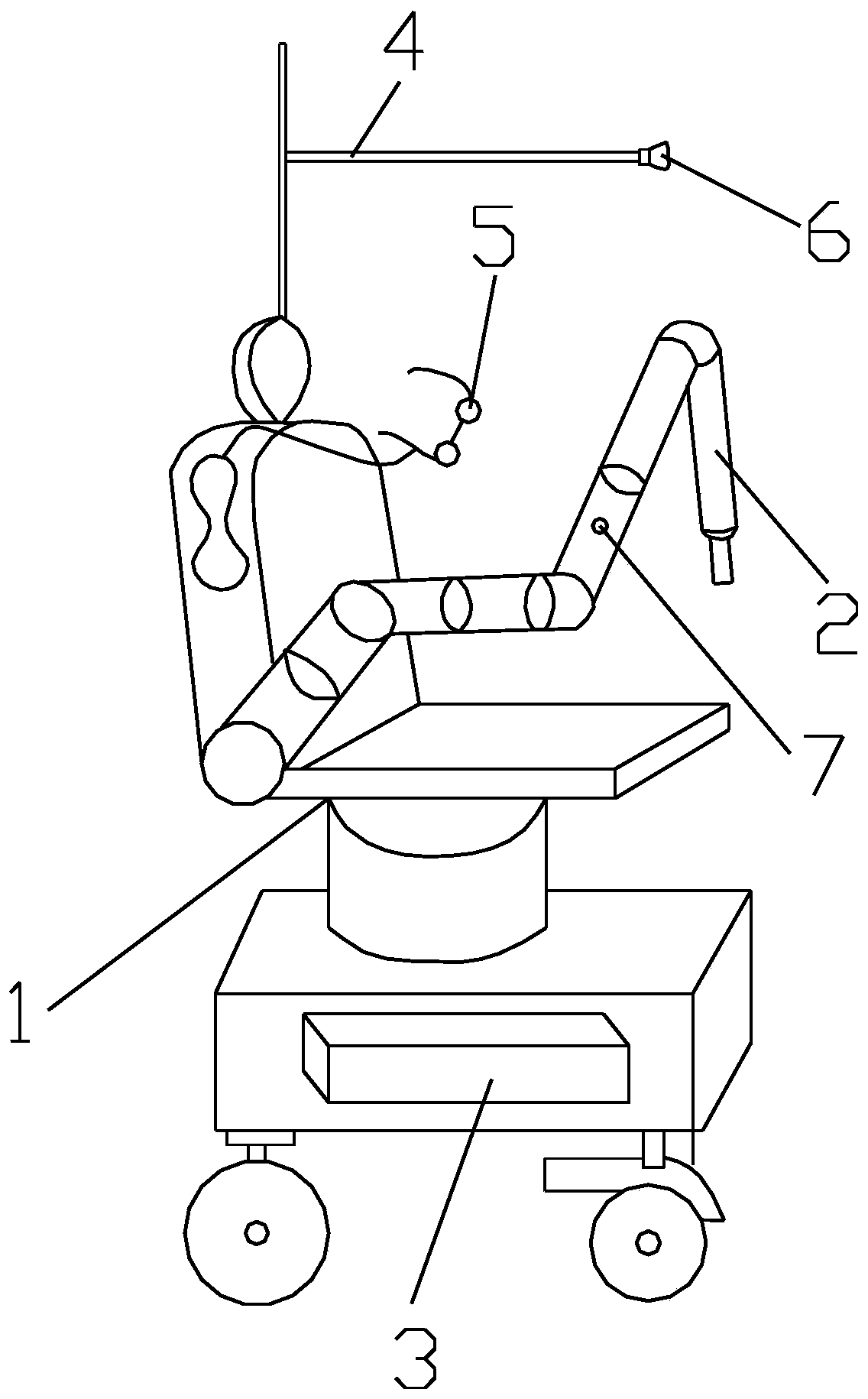 Wheelchair with object-taking function and control method thereof