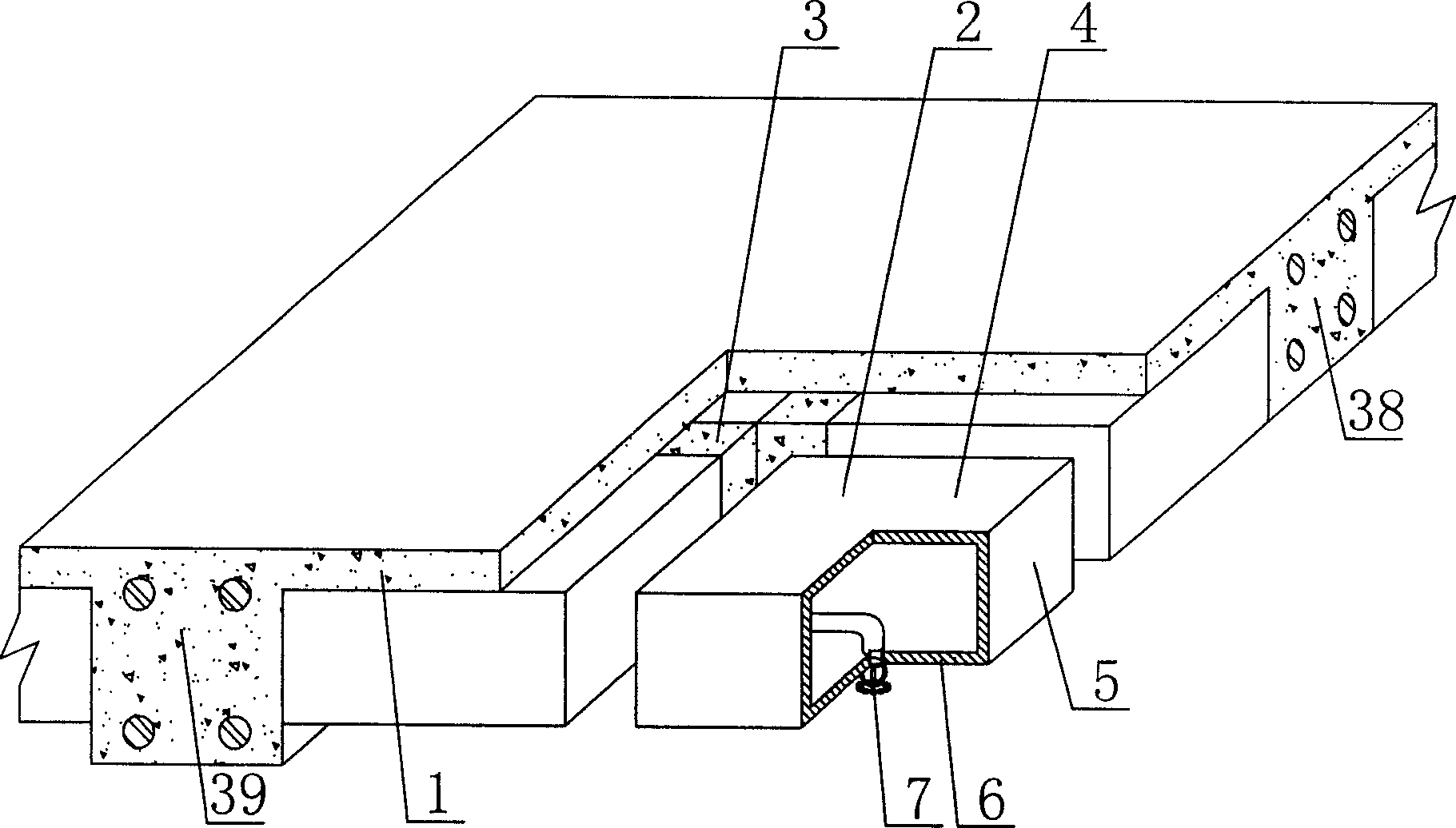 Cast-in-place concrete hollow plate