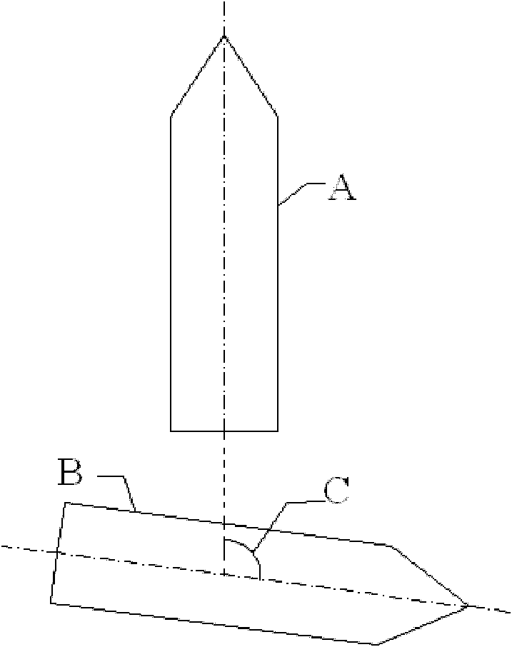 Measurement method of relative position of two ships based on laser range finder