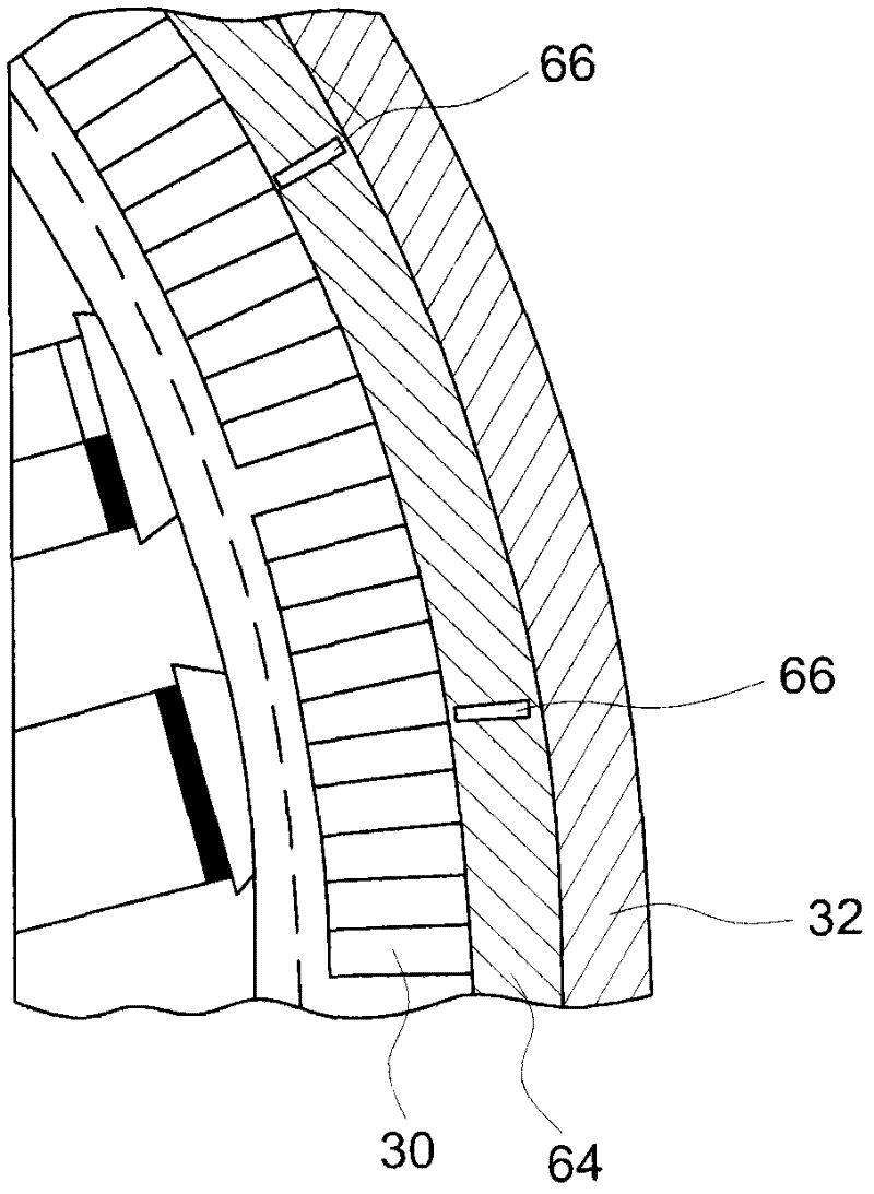 Rotor structure for fault-tolerant permanent magnet electromotive machine