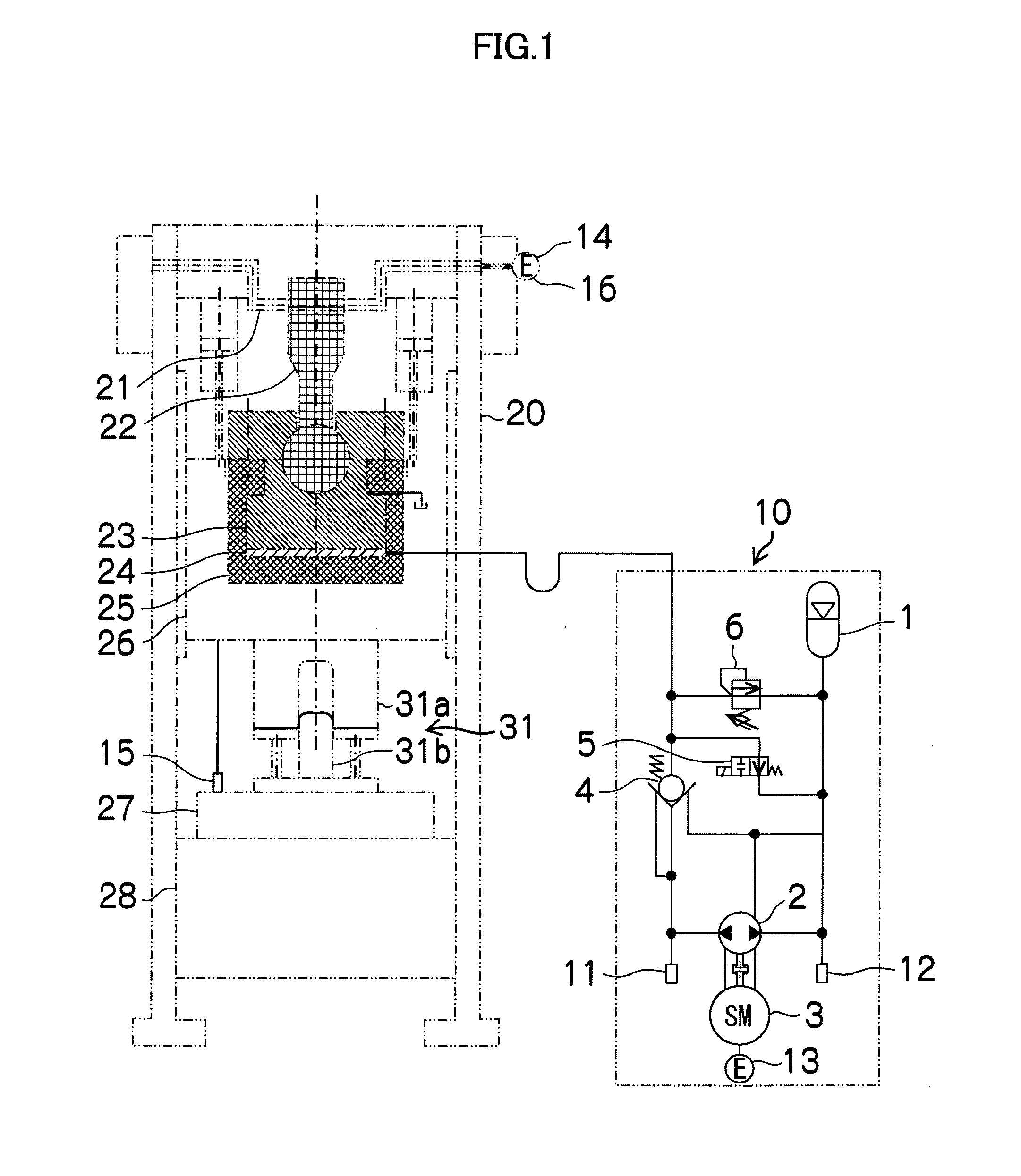 Press load controlling apparatus for mechanical press