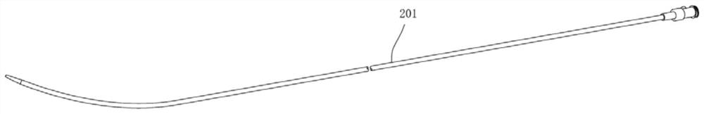 Magnetic positioning atrial septum puncture assembly