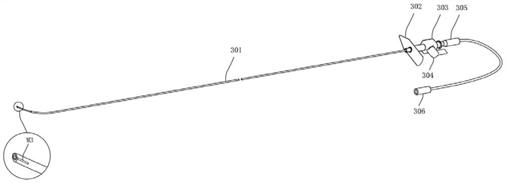 Magnetic positioning atrial septum puncture assembly