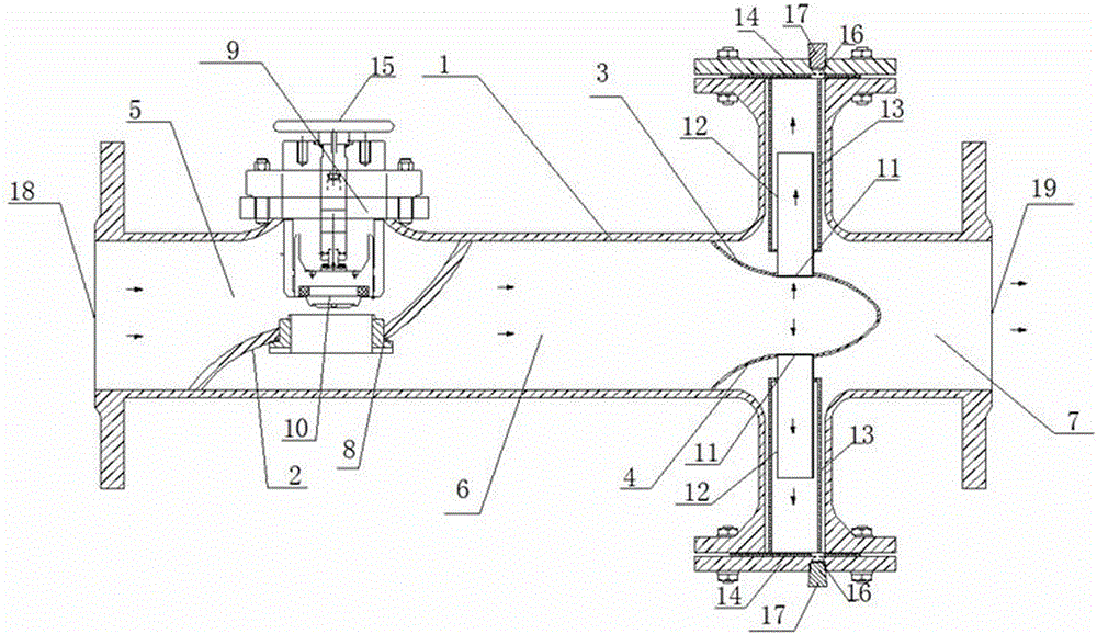 Filtering device for filtering conveying medium