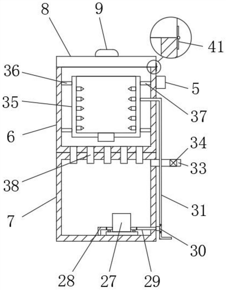 Chemical experiment test stand facilitating vessel cleaning and using method thereof