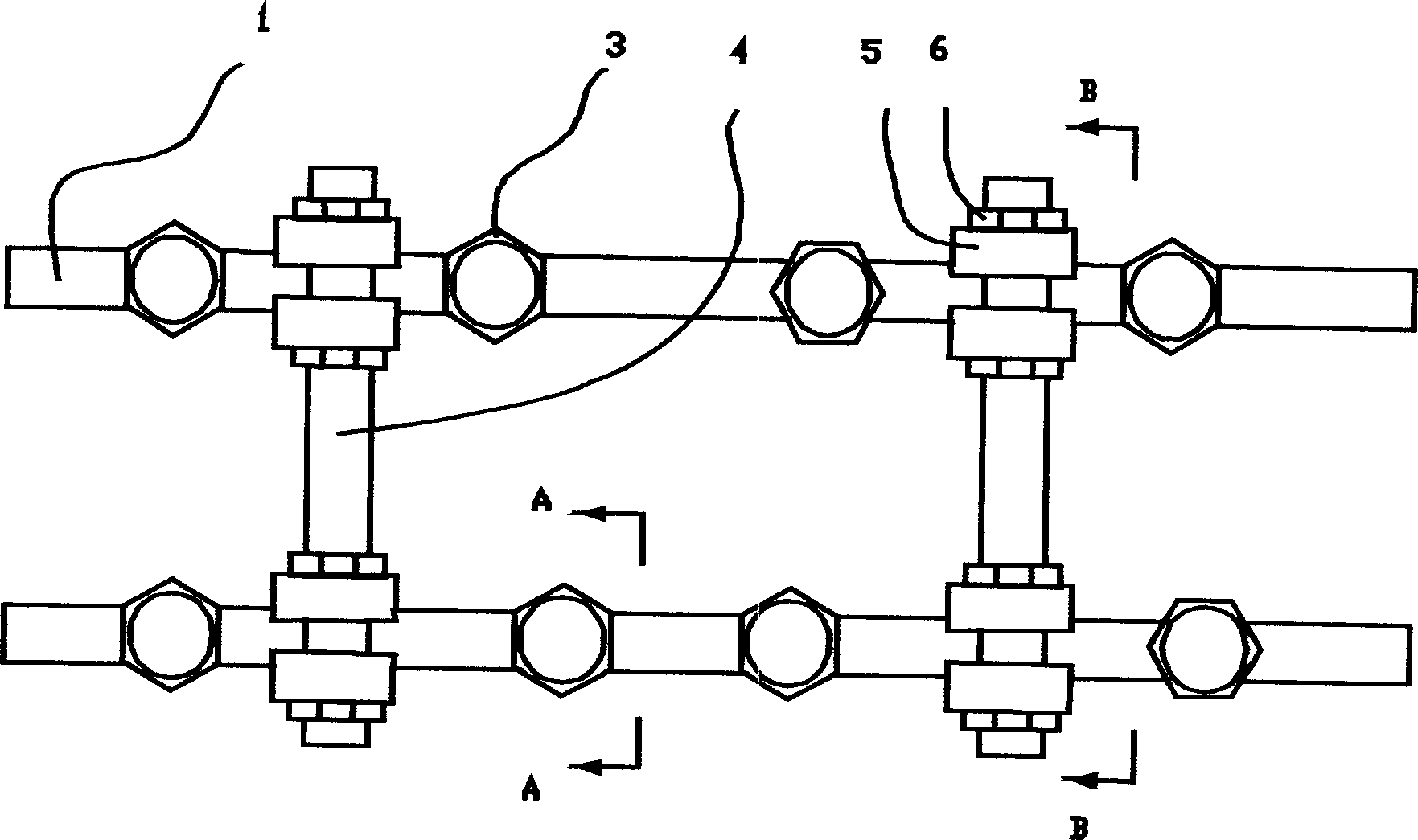 Spinal column side convex three-dimentional correcting device