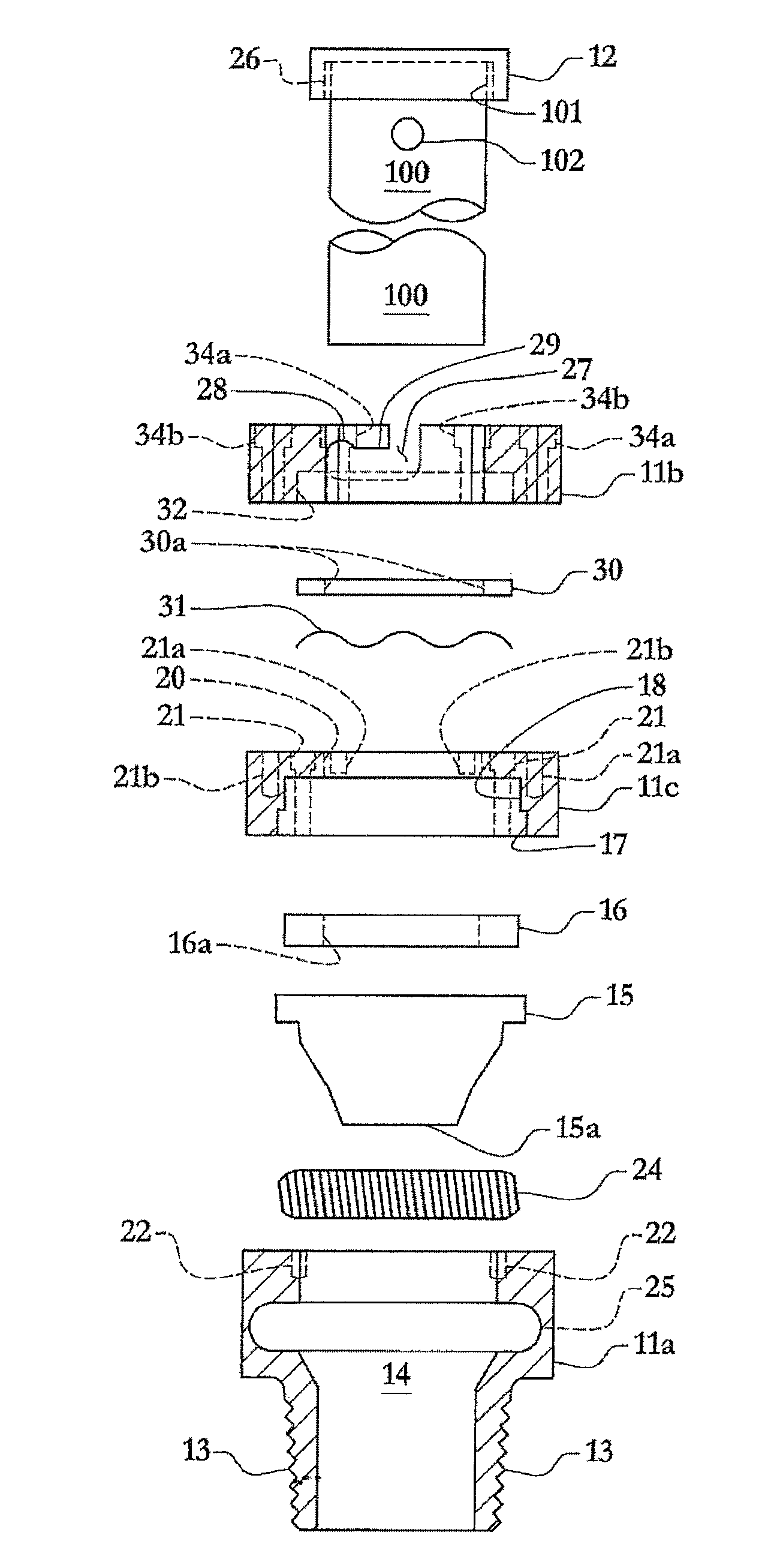 Anode device and maintenance method