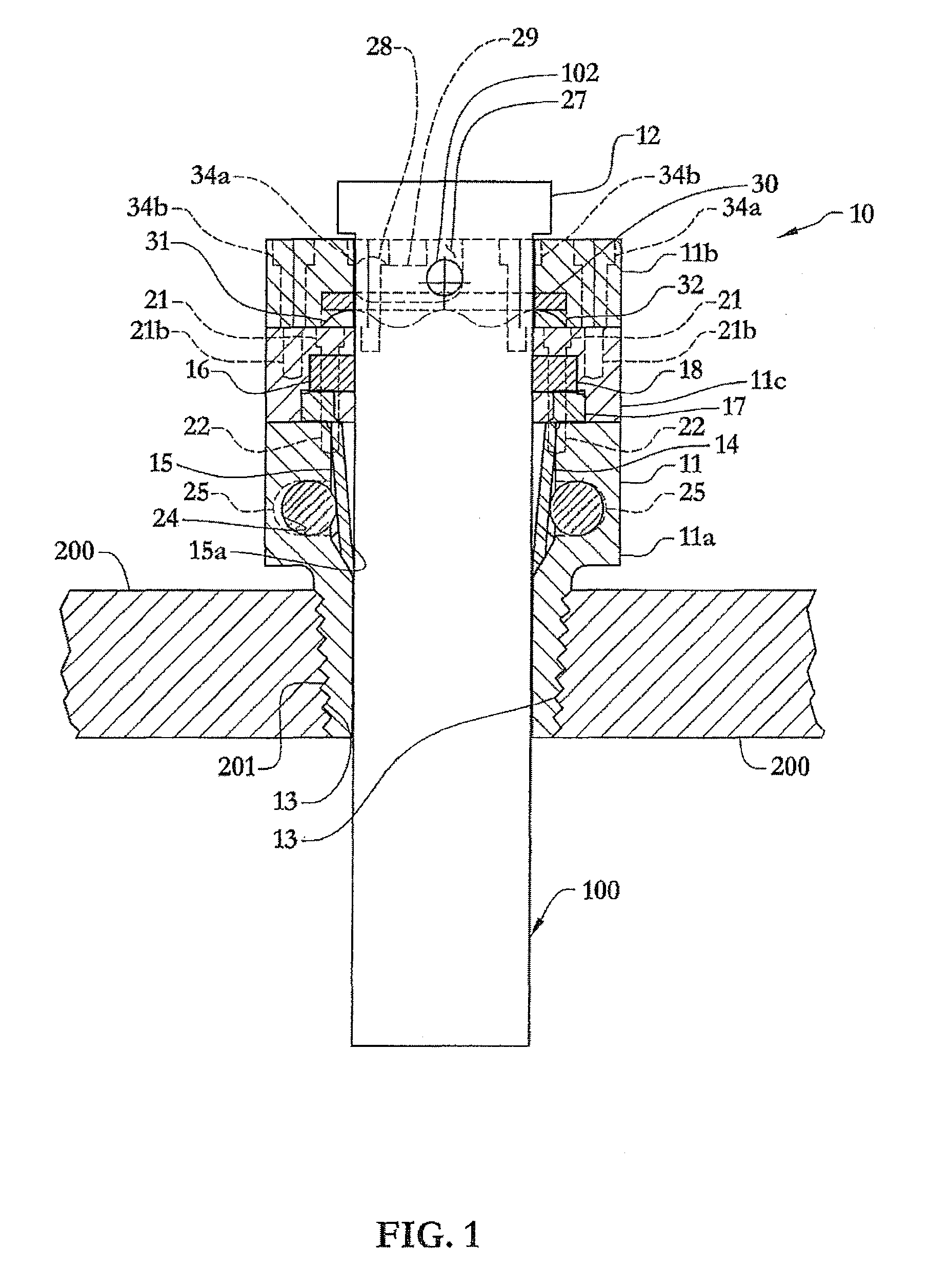 Anode device and maintenance method