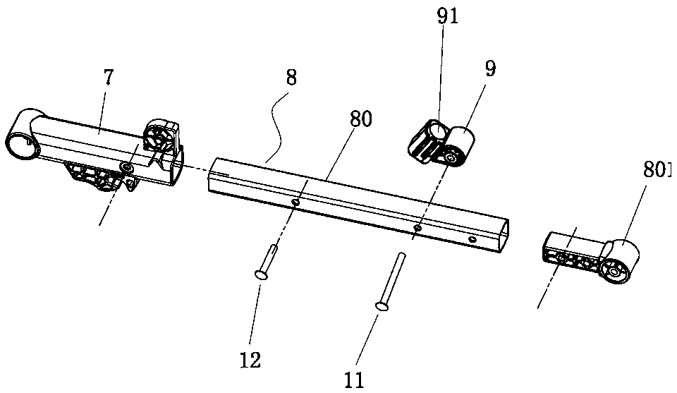 Baby carriage unlocking linkage mechanism