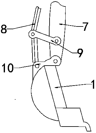 Large hydraulic excavator with excavating, breaking and soil loosening bucket