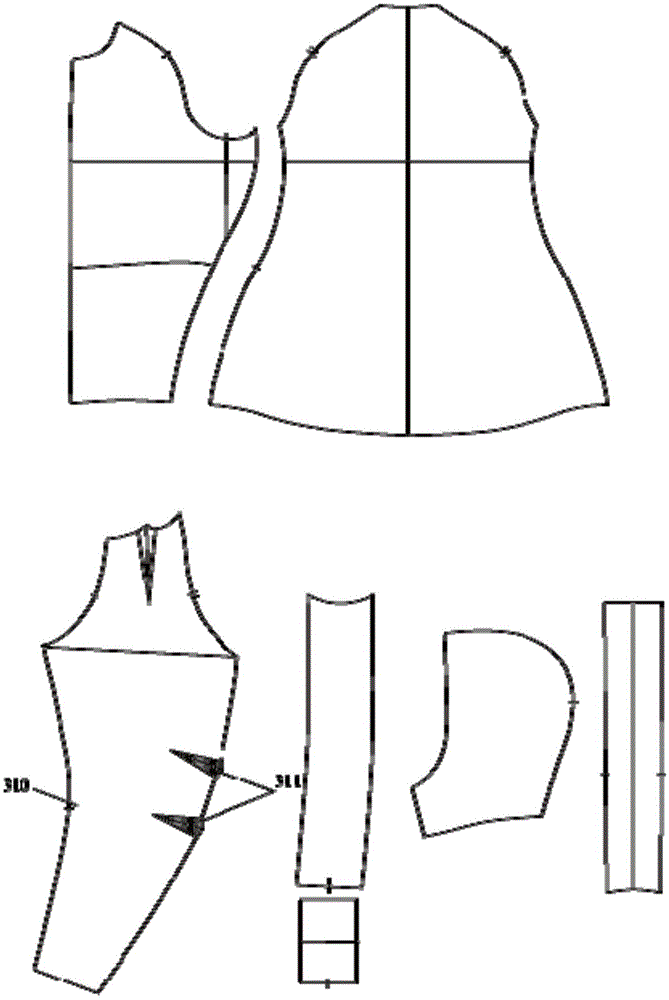 Three-dimensional cut garment for enhancing movement comfort and manufacturing method thereof