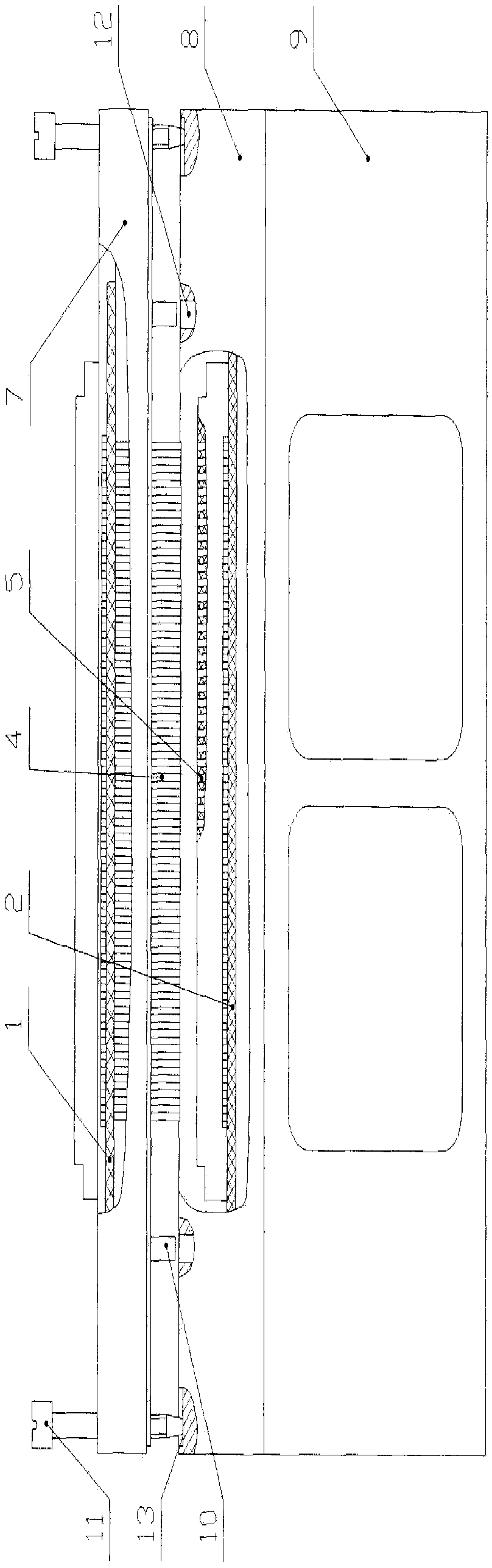 A multi-point long-pin connector that is convenient to disassemble and assemble and disassemble method thereof