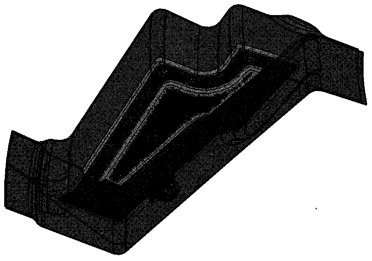 Pulp molded skeleton for automobile cavity filling material and preparation method thereof