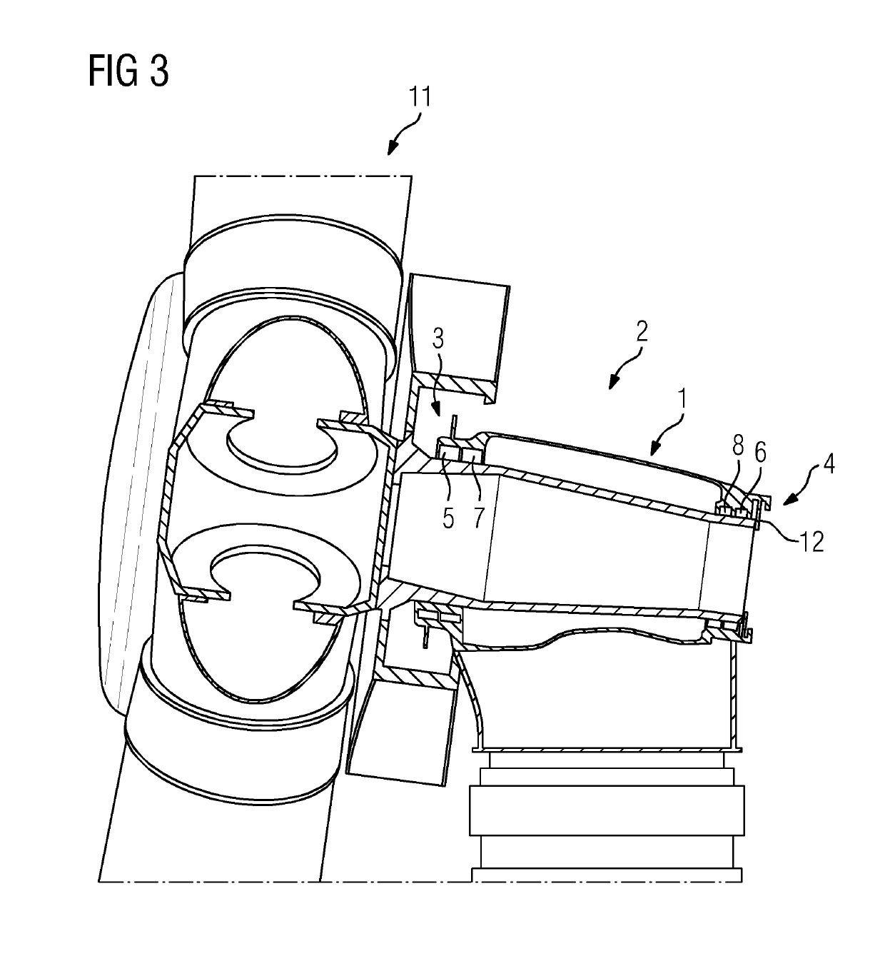 Wind turbine, bearing housing and method for operating a wind turbine