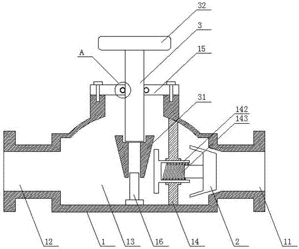 Automatic pressure relief valve