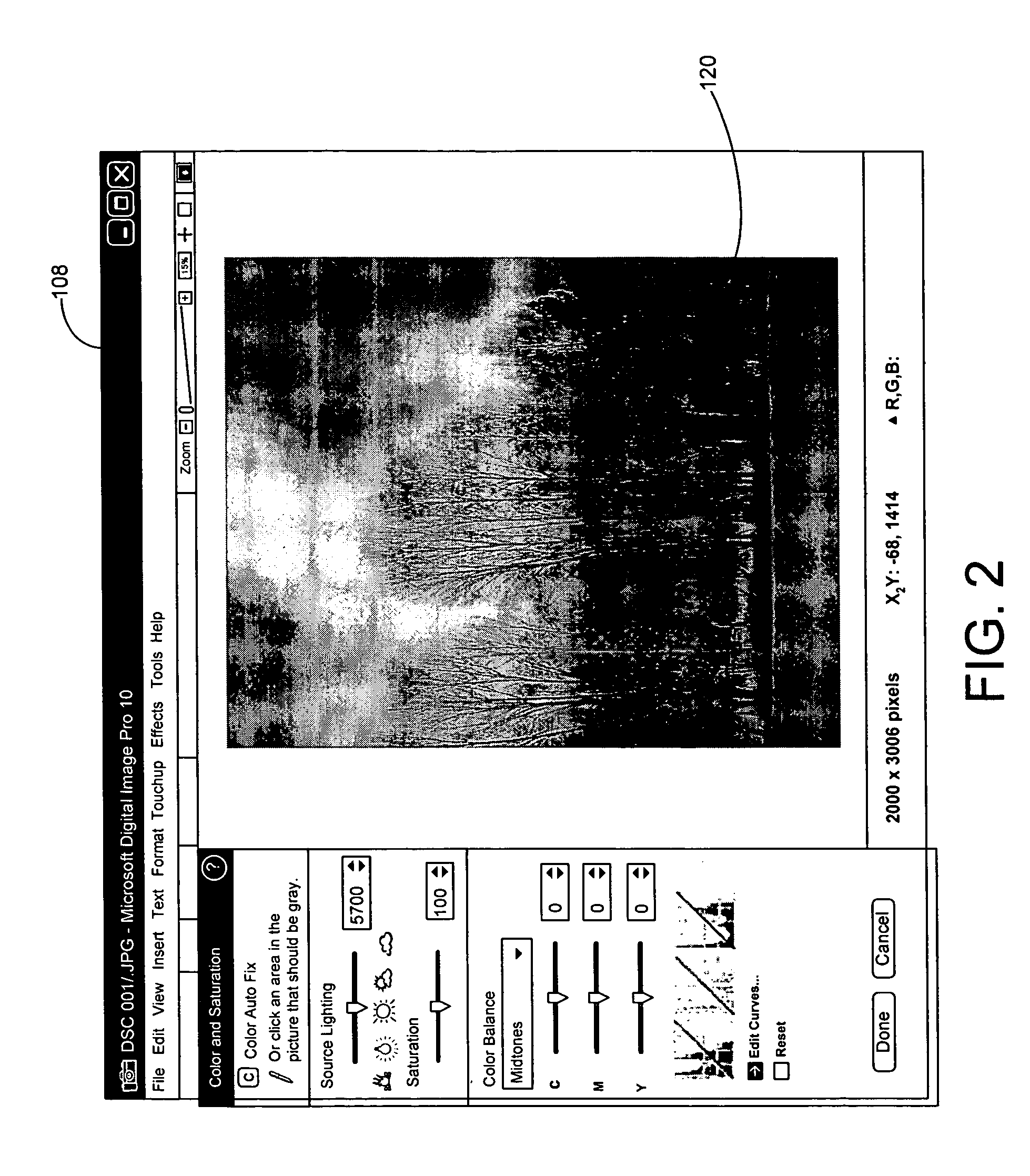 System and method for controlling dynamically interactive parameters for image processing
