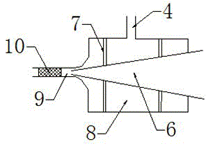 Apparatus for purifying organic matters in waste sulfuric acid