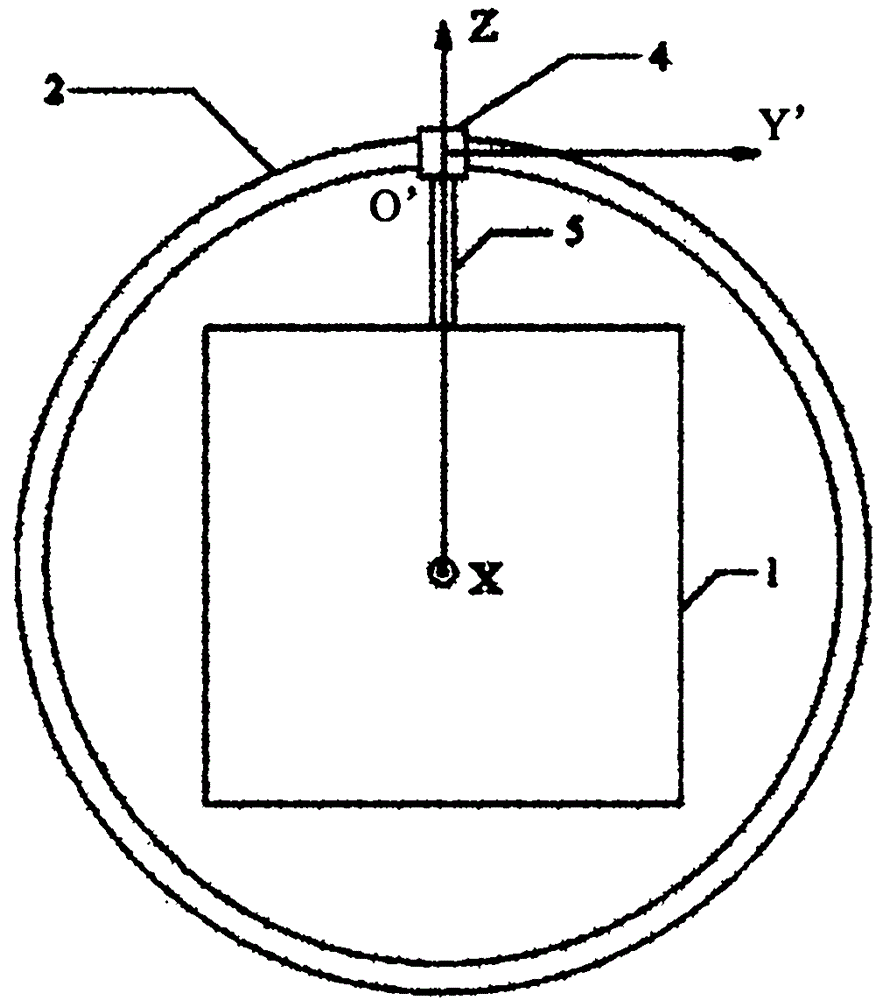 Liquid circuit based gyroscopic moment generating device and satellite attitude control method