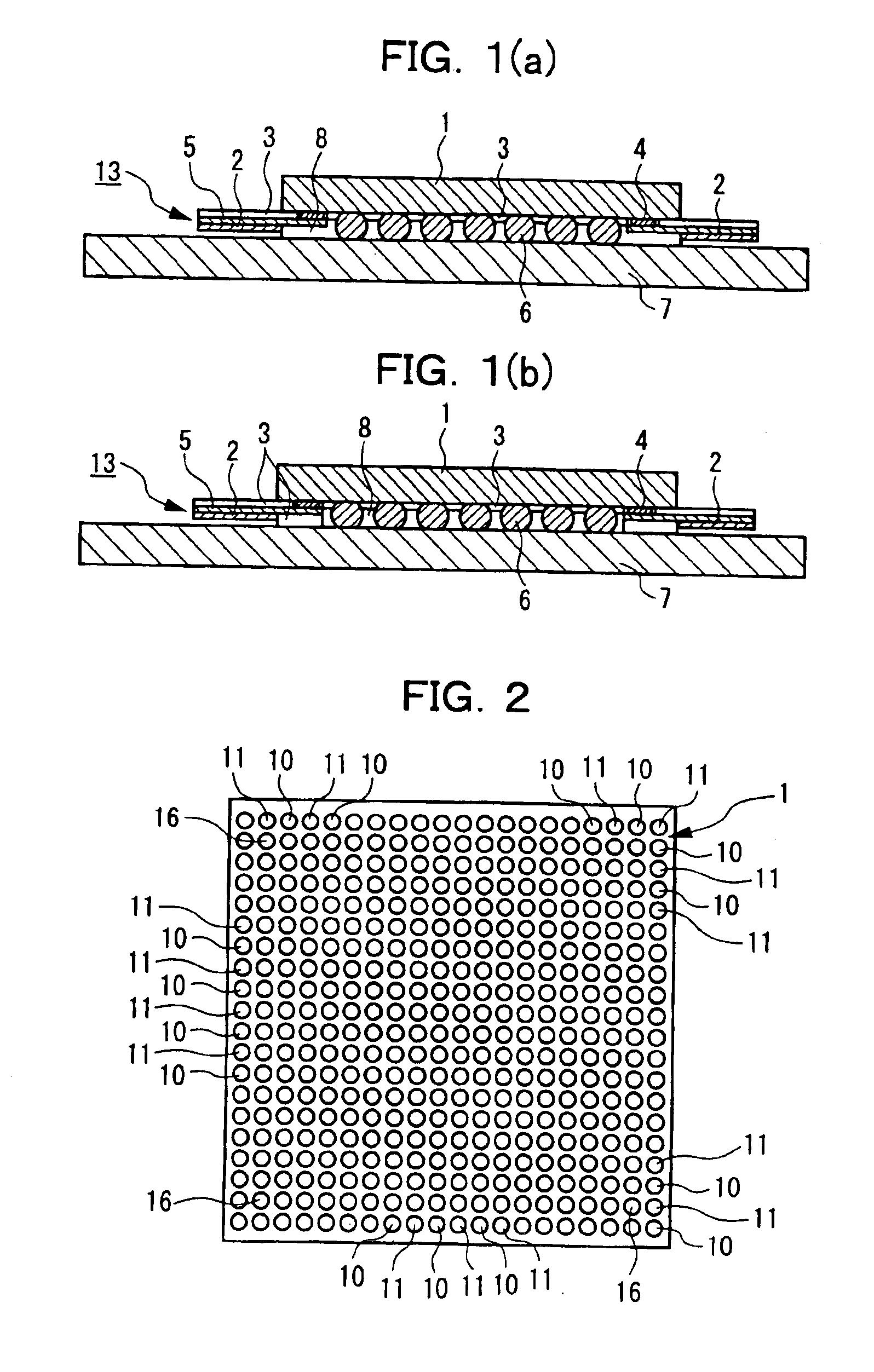 Semiconductor device with decoupling capacitors mounted on conductors