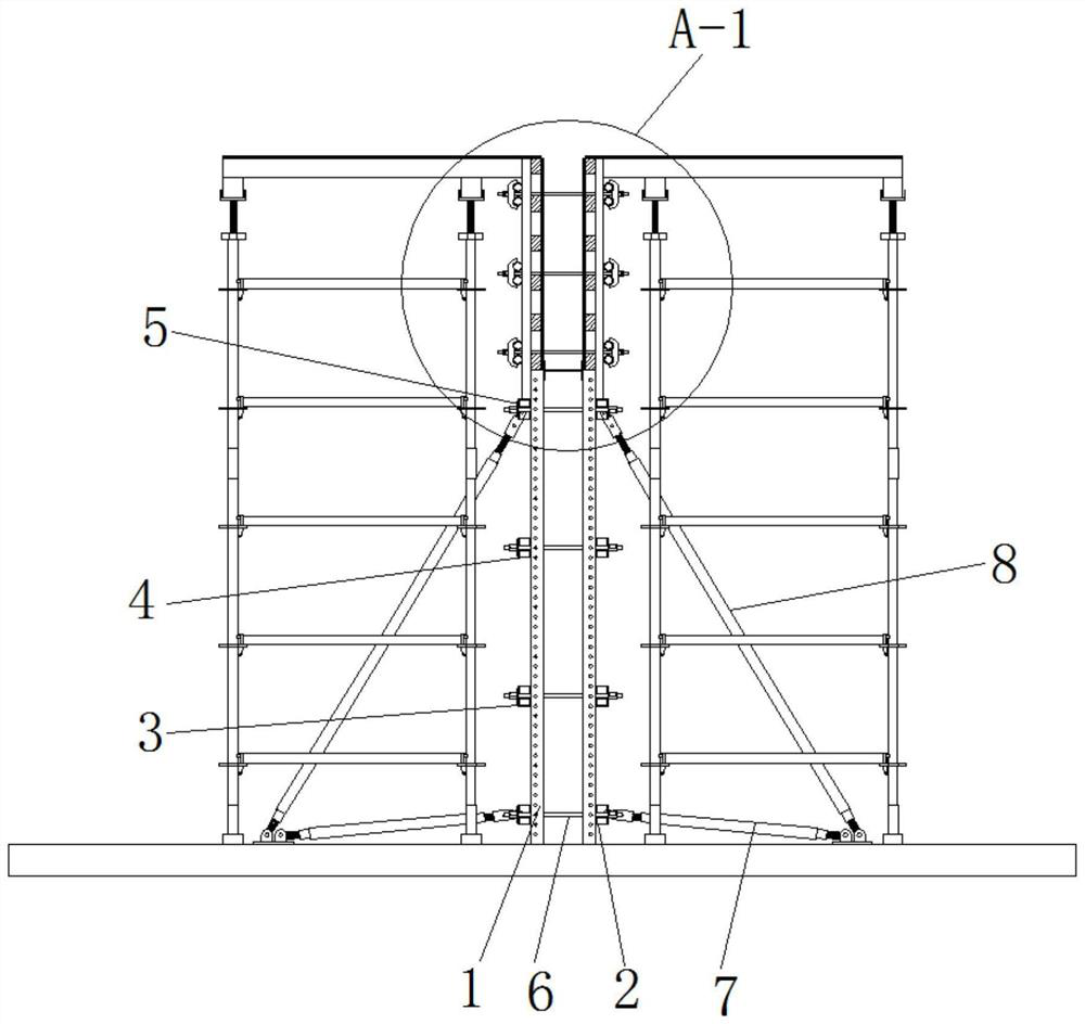 Formwork for improving utilization rate of aluminum alloy formwork body on non-standard layer