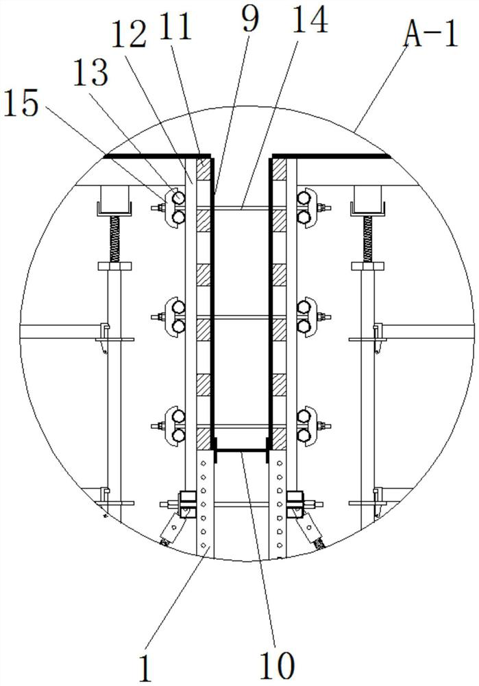 Formwork for improving utilization rate of aluminum alloy formwork body on non-standard layer