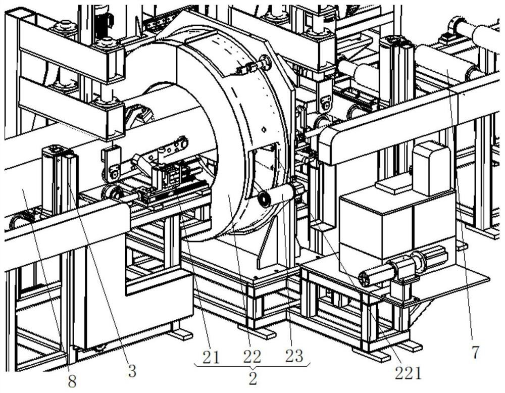 Copper bar packaging line system