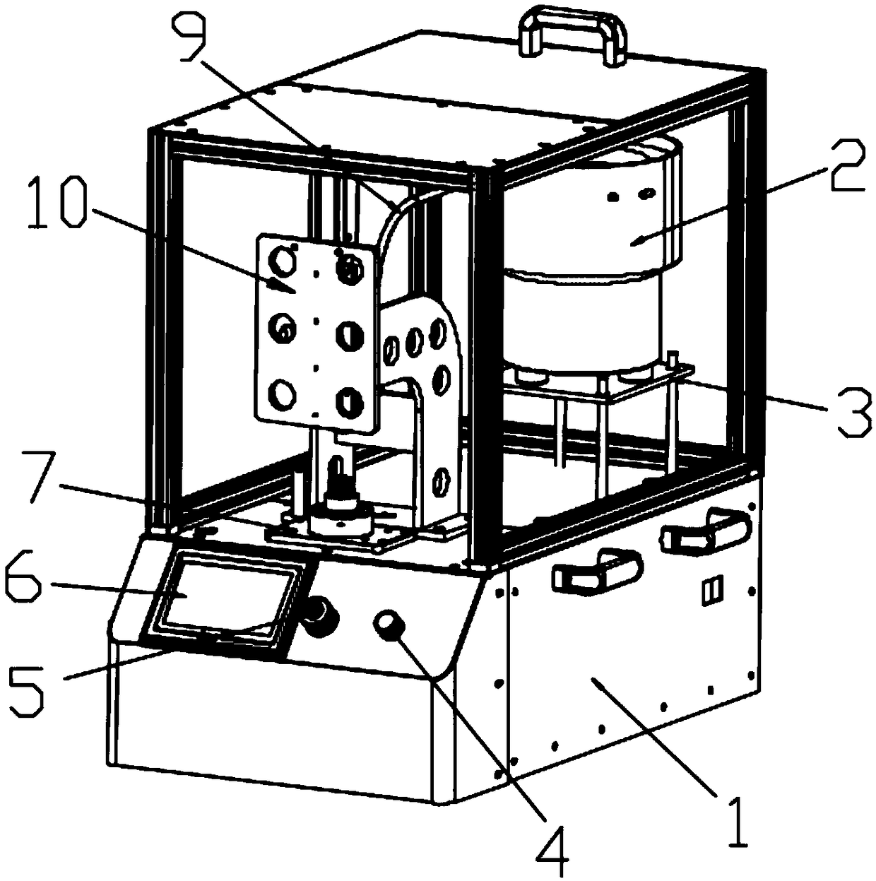 An automatic assembly apparatus for a gear needle of a planetary reducer