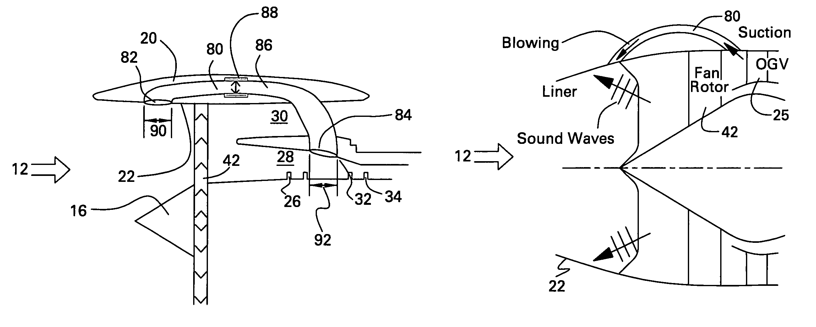 Method and system for reduction of jet engine noise