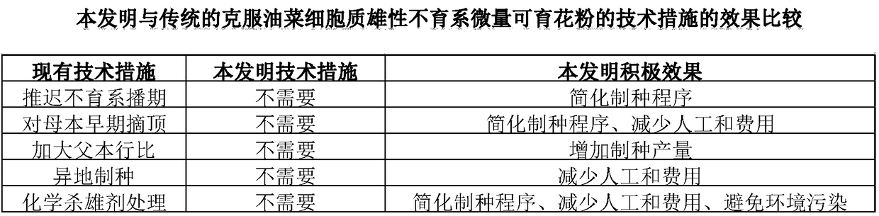 Method for preparing cytoplasmic male sterile hybrid varieties for improving rapeseed planting purity