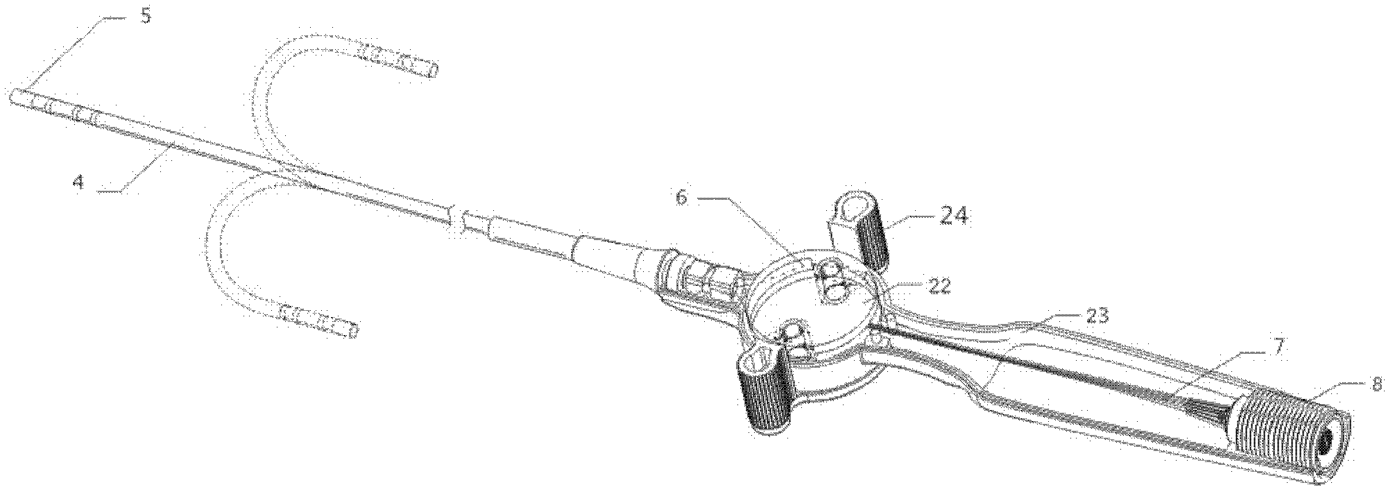 Dual-bent handle