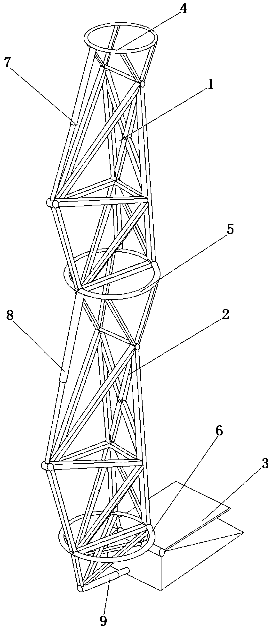 Foldable mechanical arm