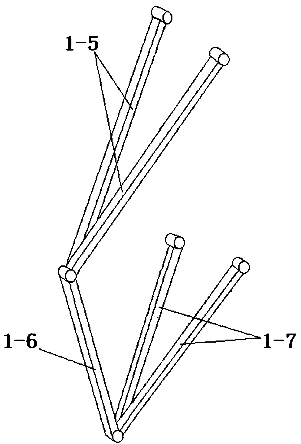 Foldable mechanical arm