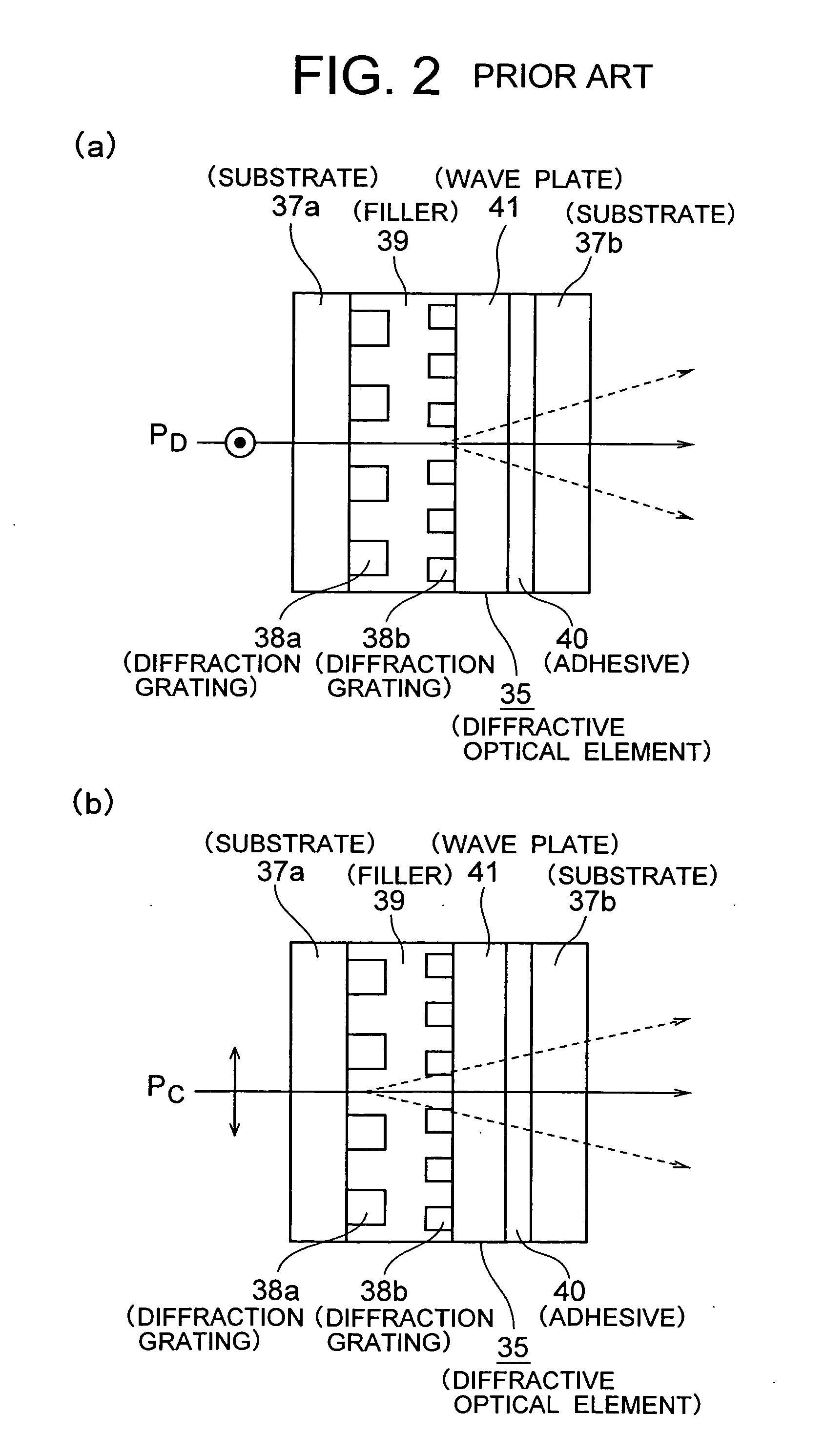 Optical head device and optical information recording or reproducing device