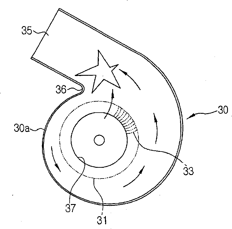 Blower for vehicles