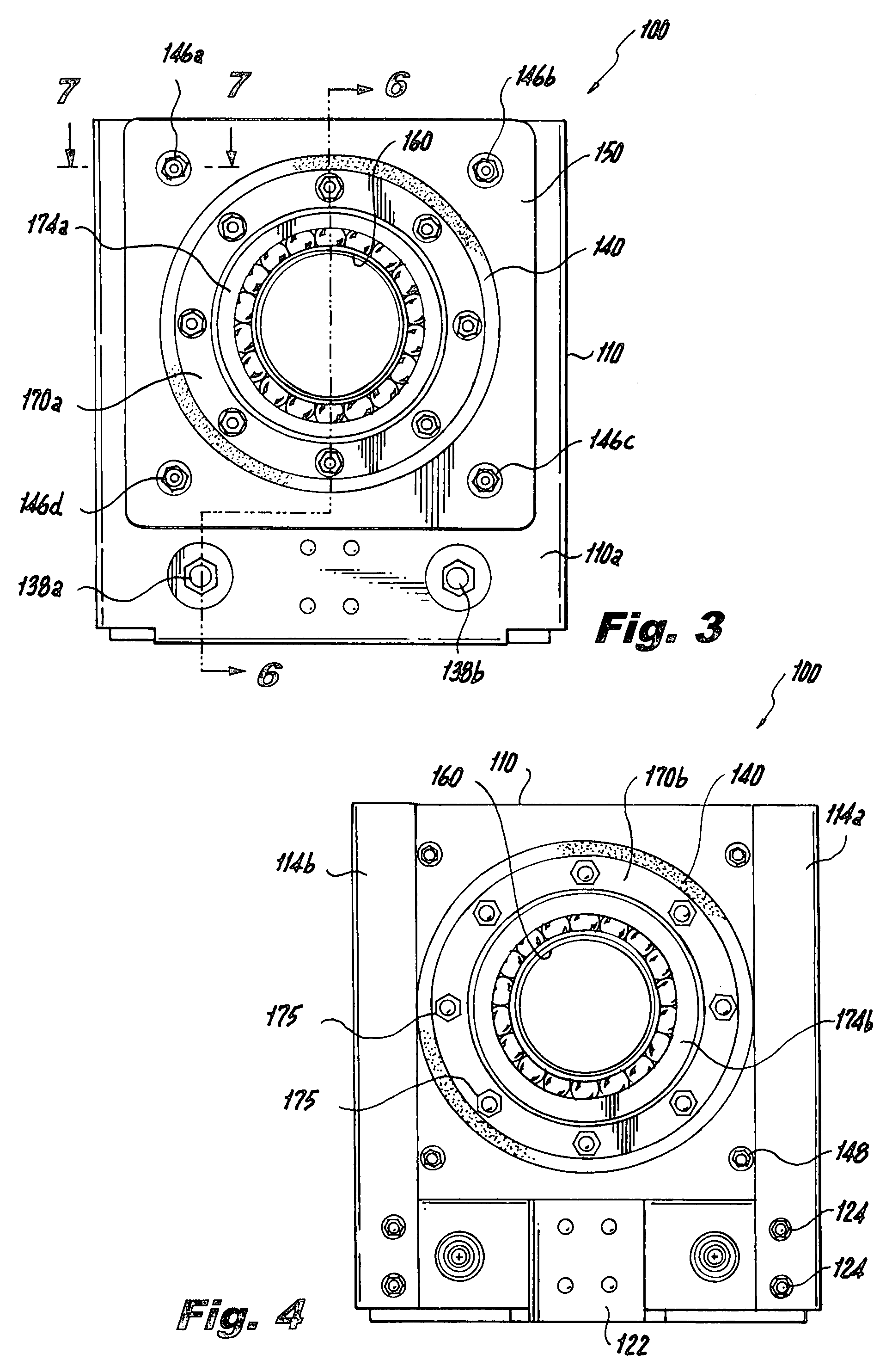 Radially compliant bearing hanger for rotating shafts