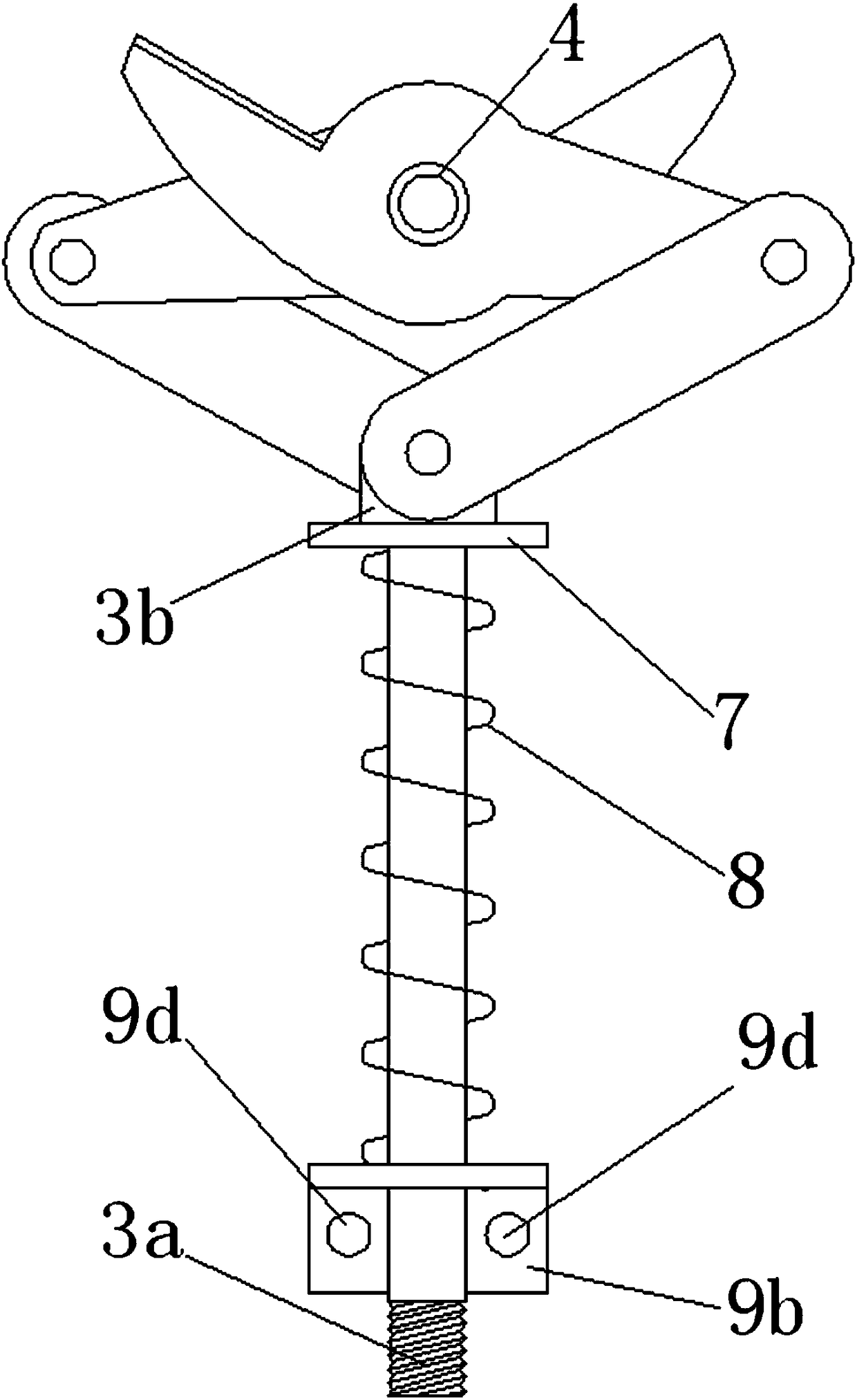 Scissors for automatic shearing device