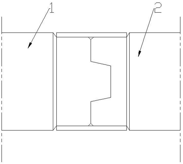 A tool set for processing anti-crack grooves of autoclaved aerated concrete slabs