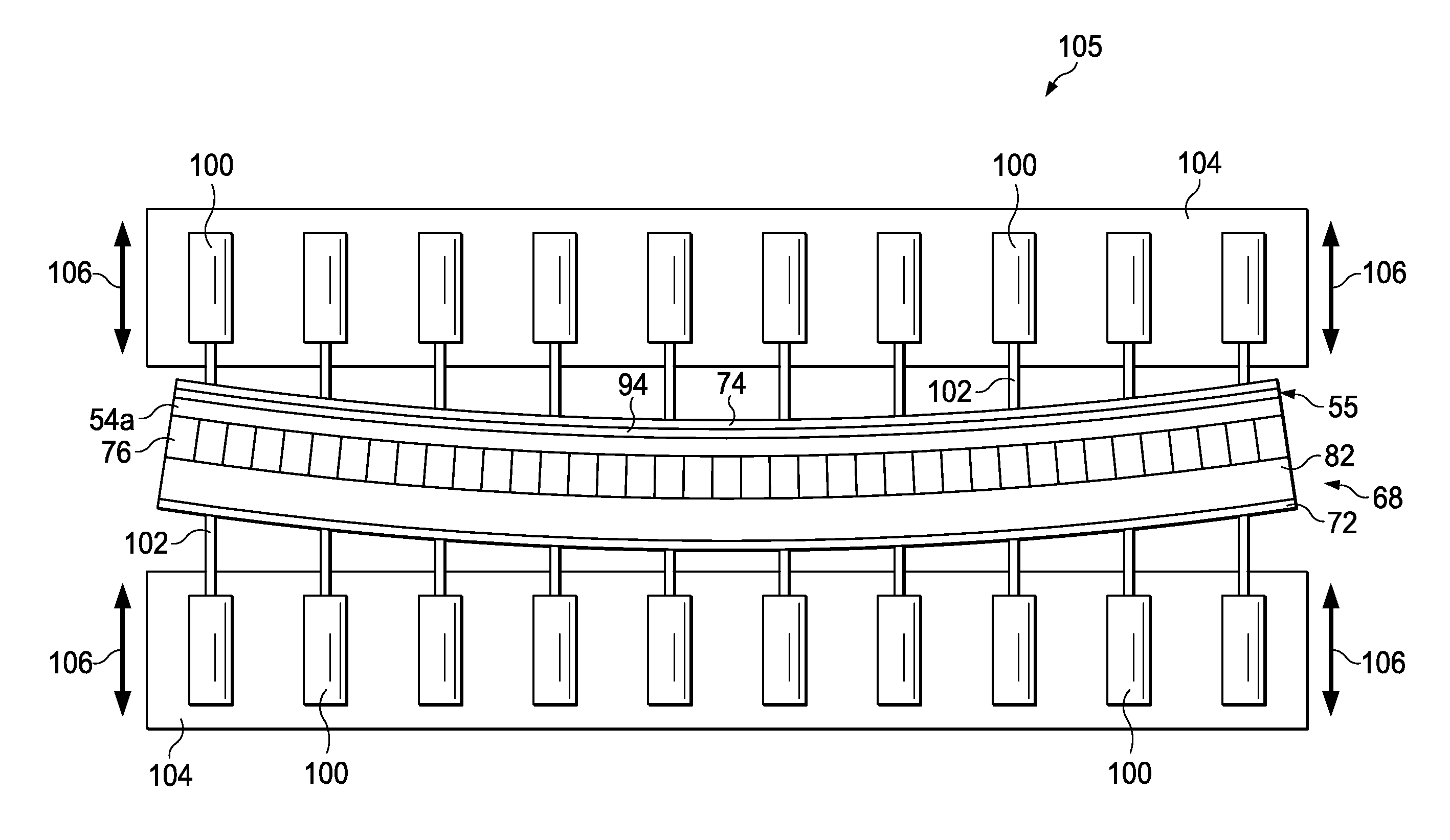 Method and Apparatus for Fabricating Variable Gauge, Contoured Composite Stiffeners