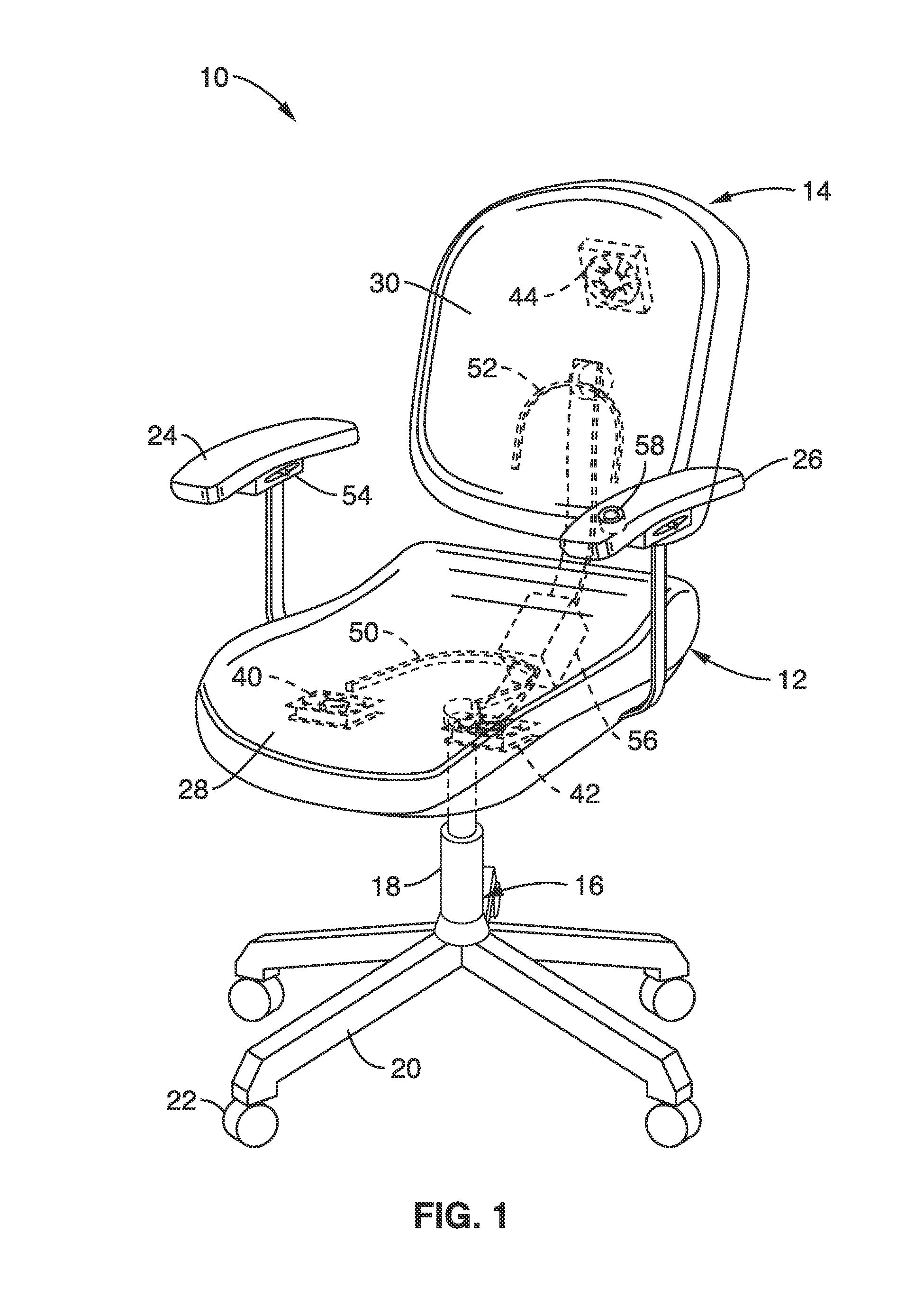 Heated and cooled chair apparatus