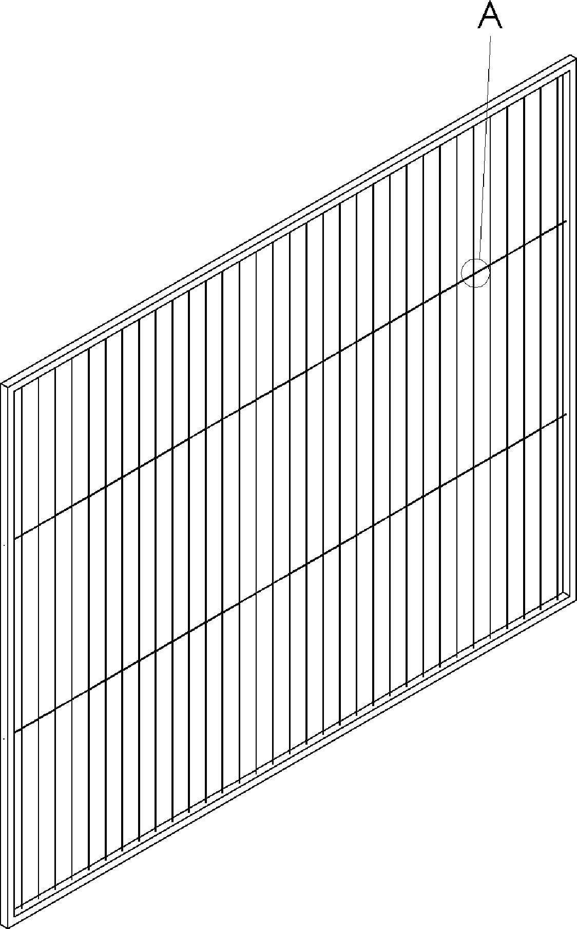 Hand-operated cross-clamp for processing invisible protective window and use method thereof