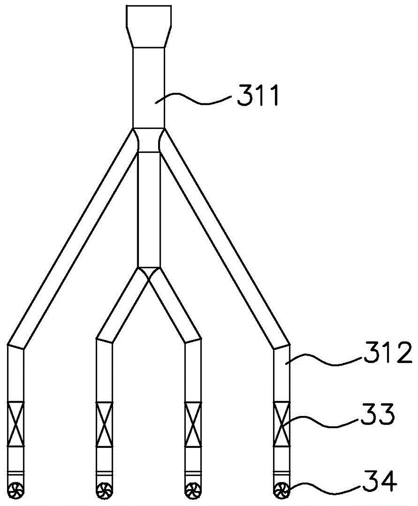 An urban tunnel ventilation test device with ramps