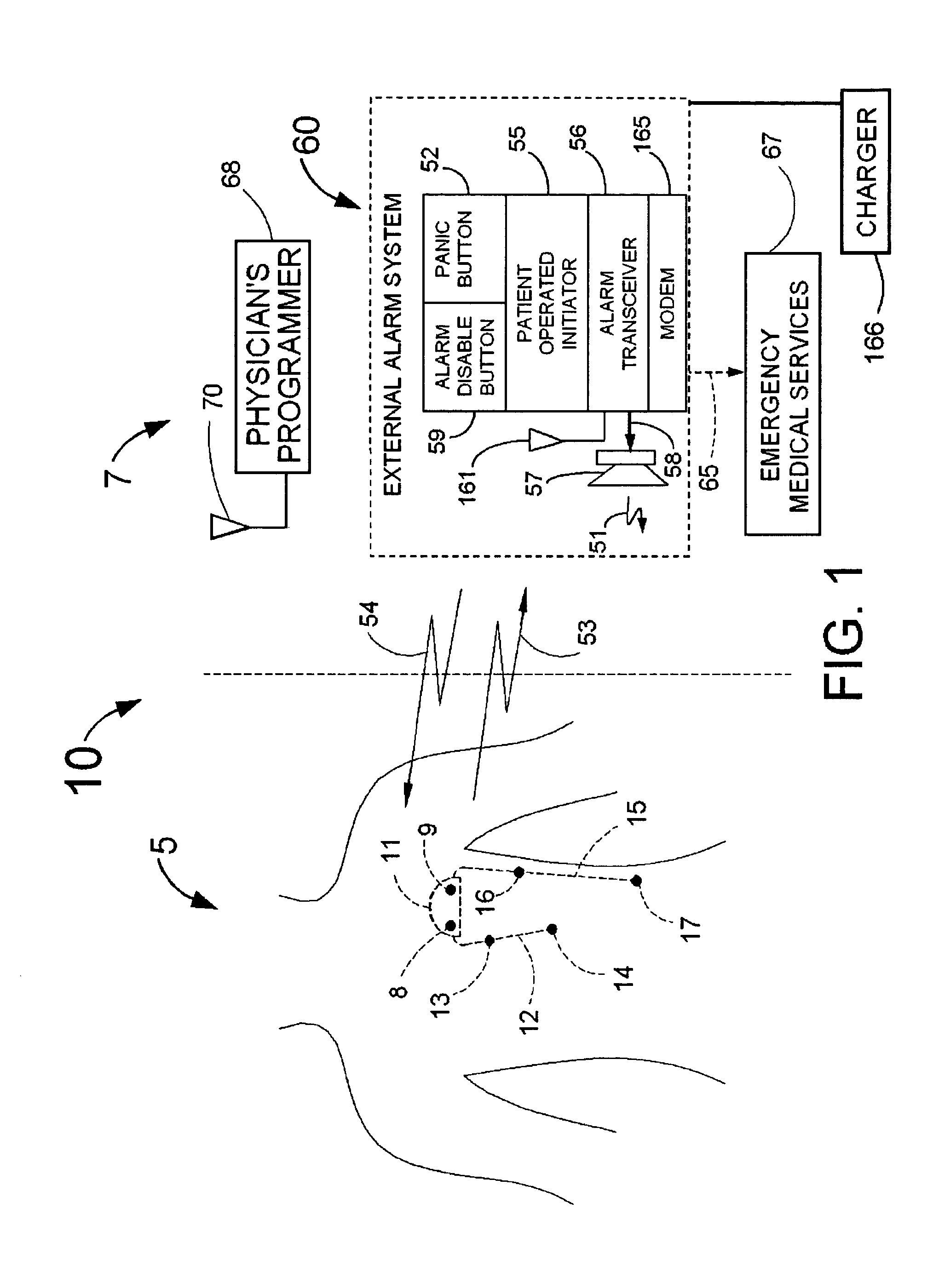 System for the detection of cardiac events