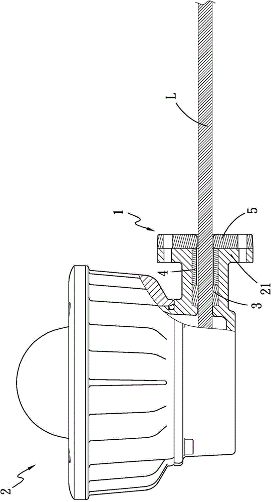 Explosion-proof lamp connector