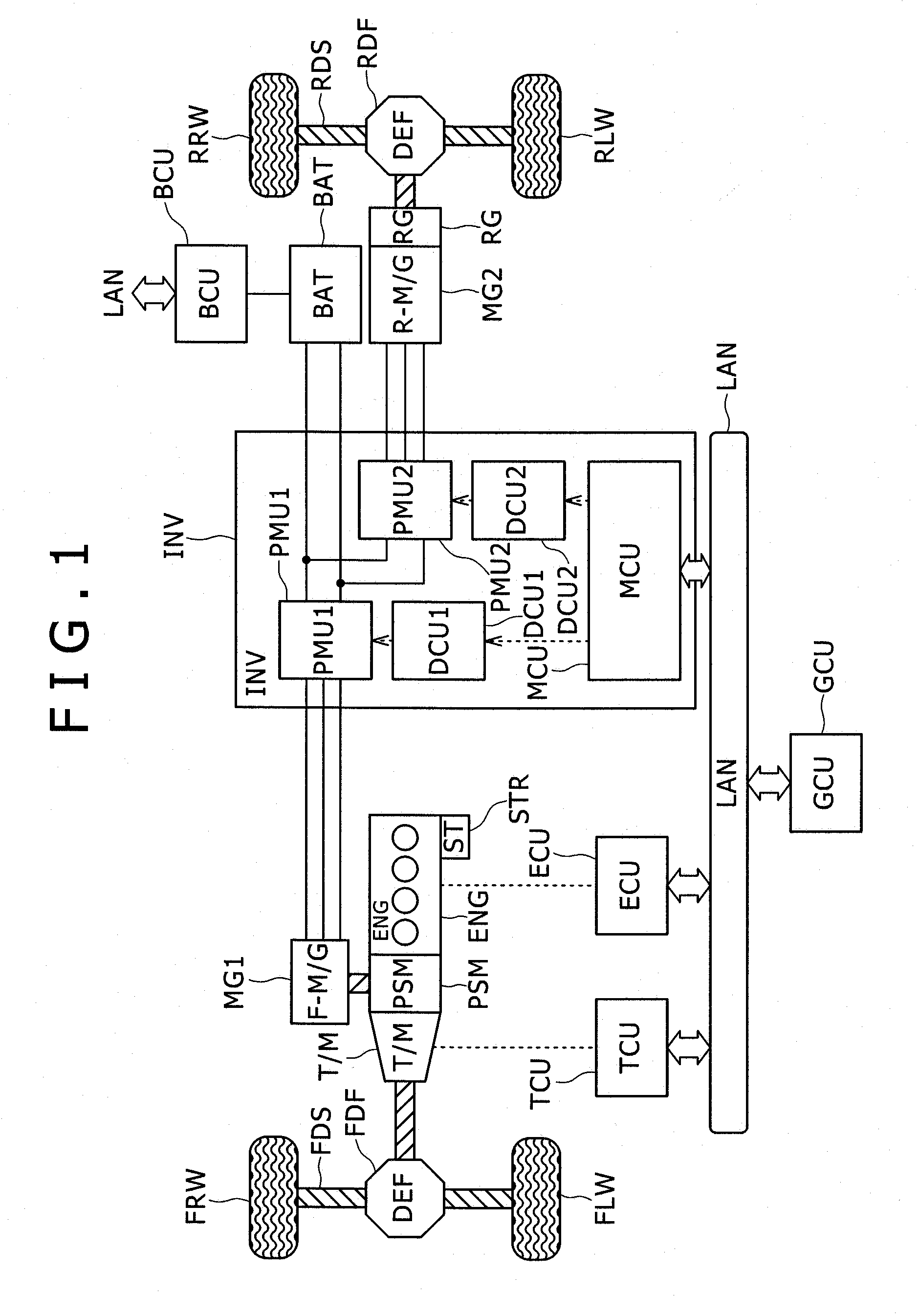 Electric Rotating Machine and Hybrid Car Provided with the Same