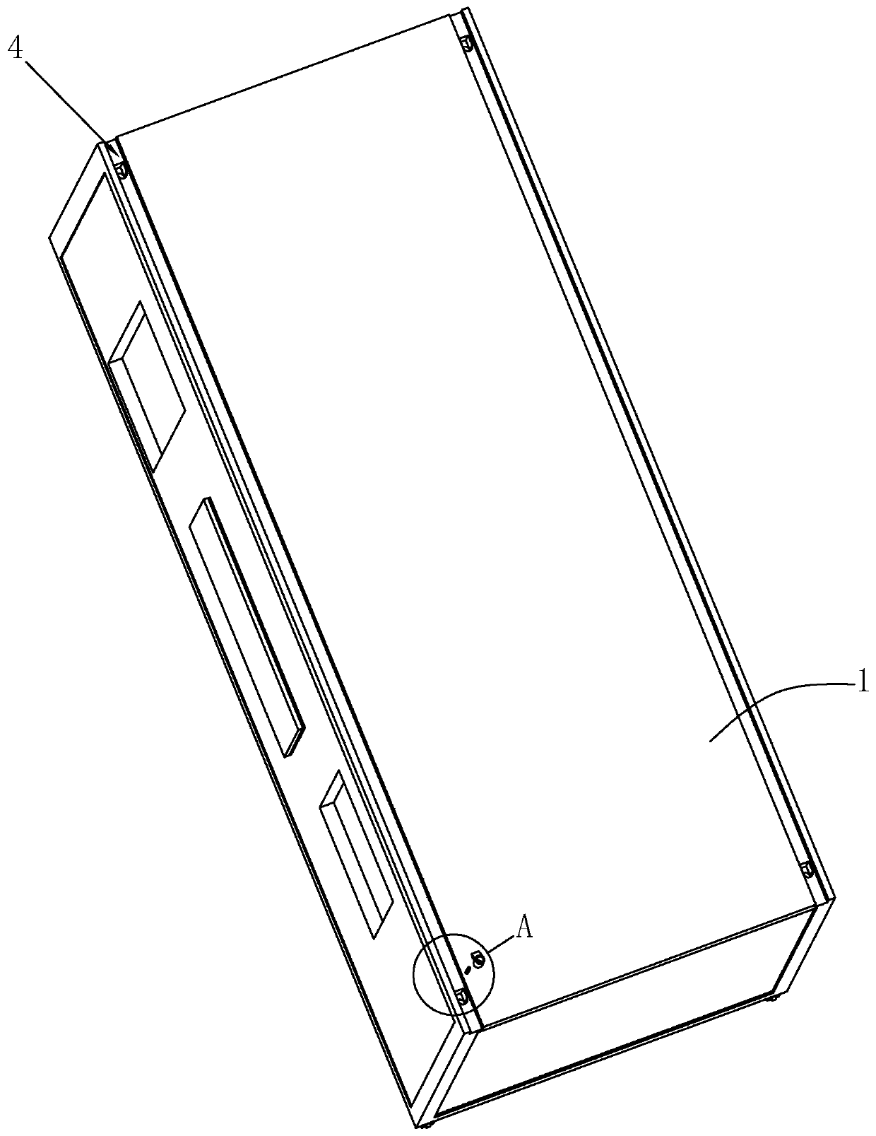 Modular building and auxiliary device thereof