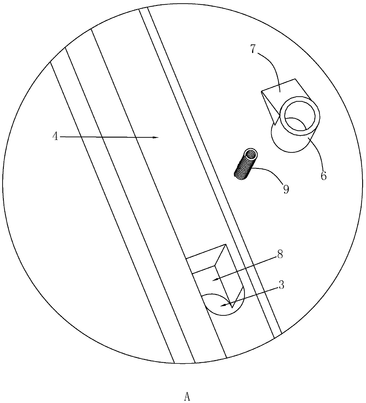 Modular building and auxiliary device thereof