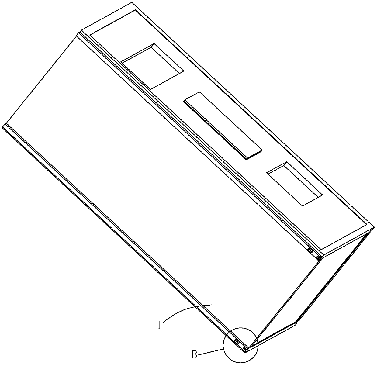 Modular building and auxiliary device thereof