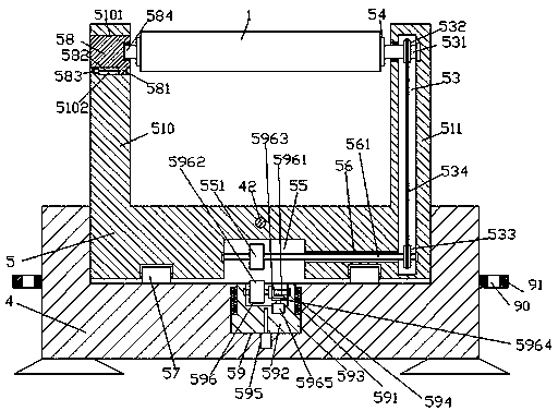 Medical bandage device convenient to replace