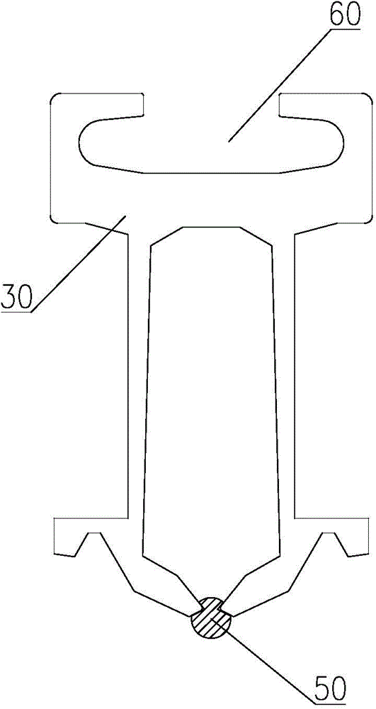 Rigid suspension system device for overhead contact line