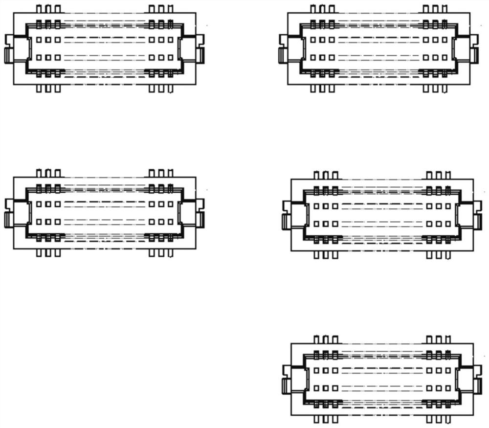 Export design method and device of multi-connector module